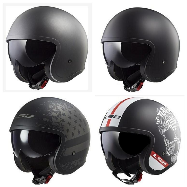 LS2 OF599 spitfire open face motorcycle helmet