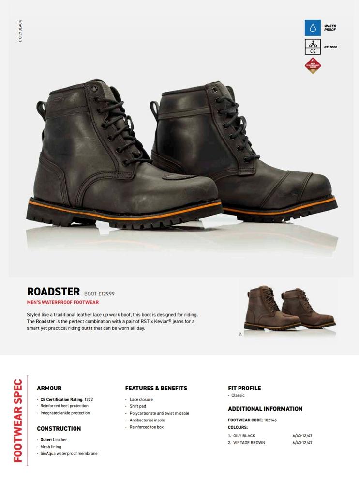 RST Roadster boot