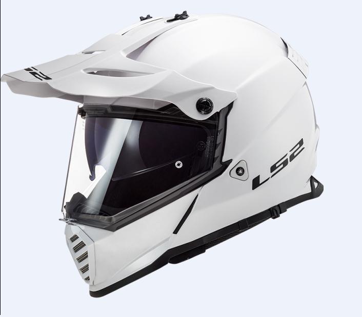 LS2 Pioneer EVO adventure helmet white