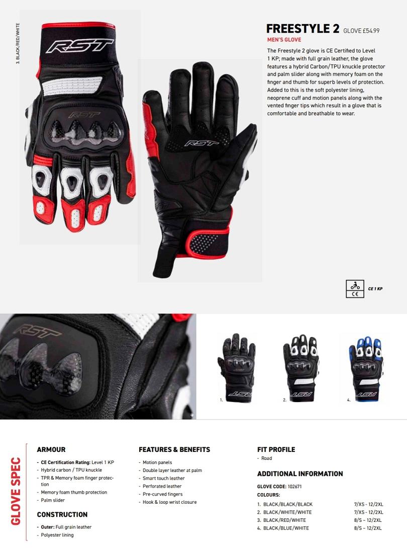 RST Freestyle 2 gloves