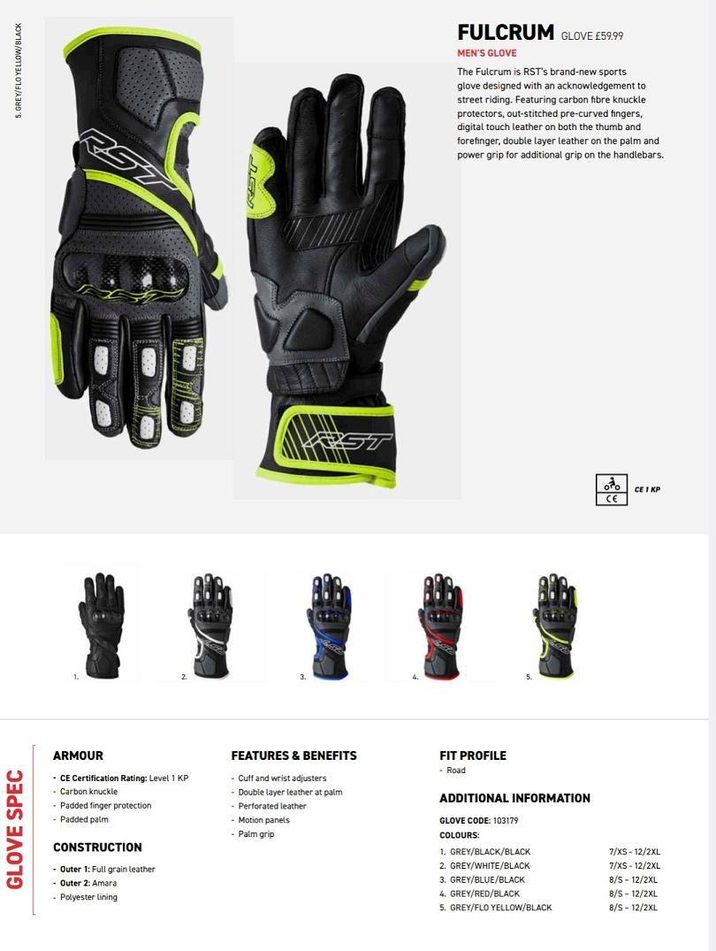 RST Fulcrum gloves