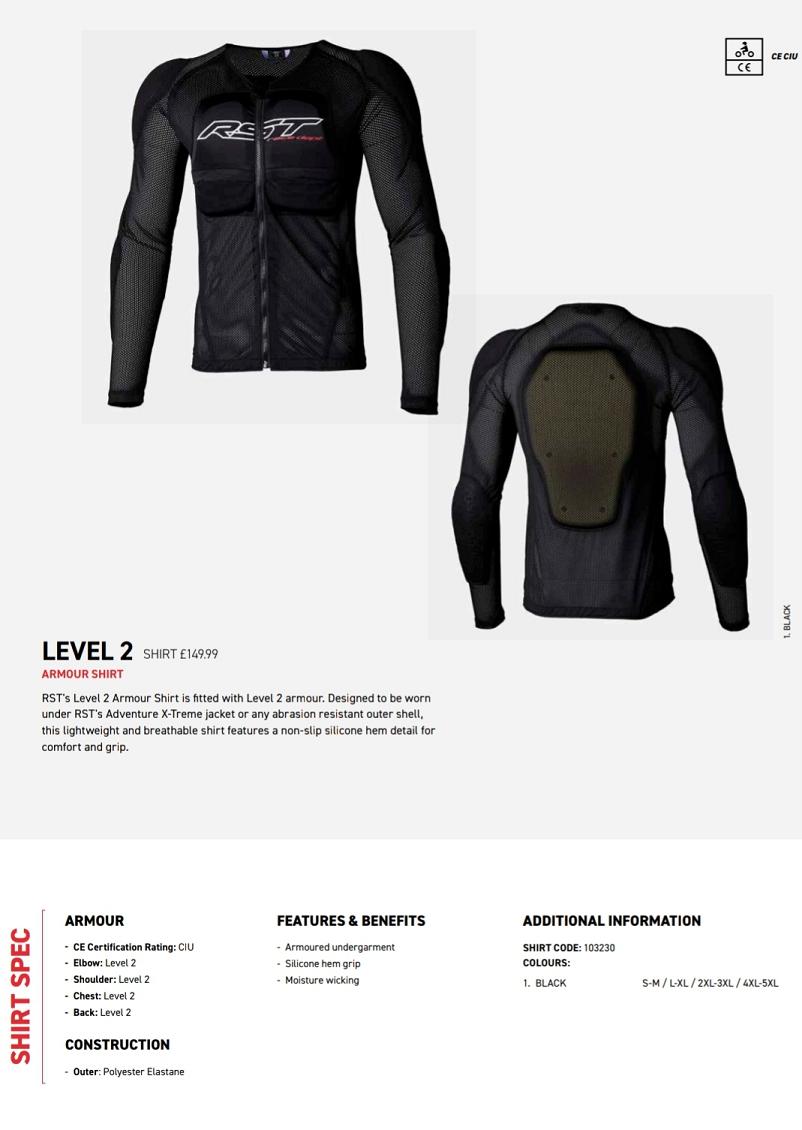 RST Level 2 protection shirt