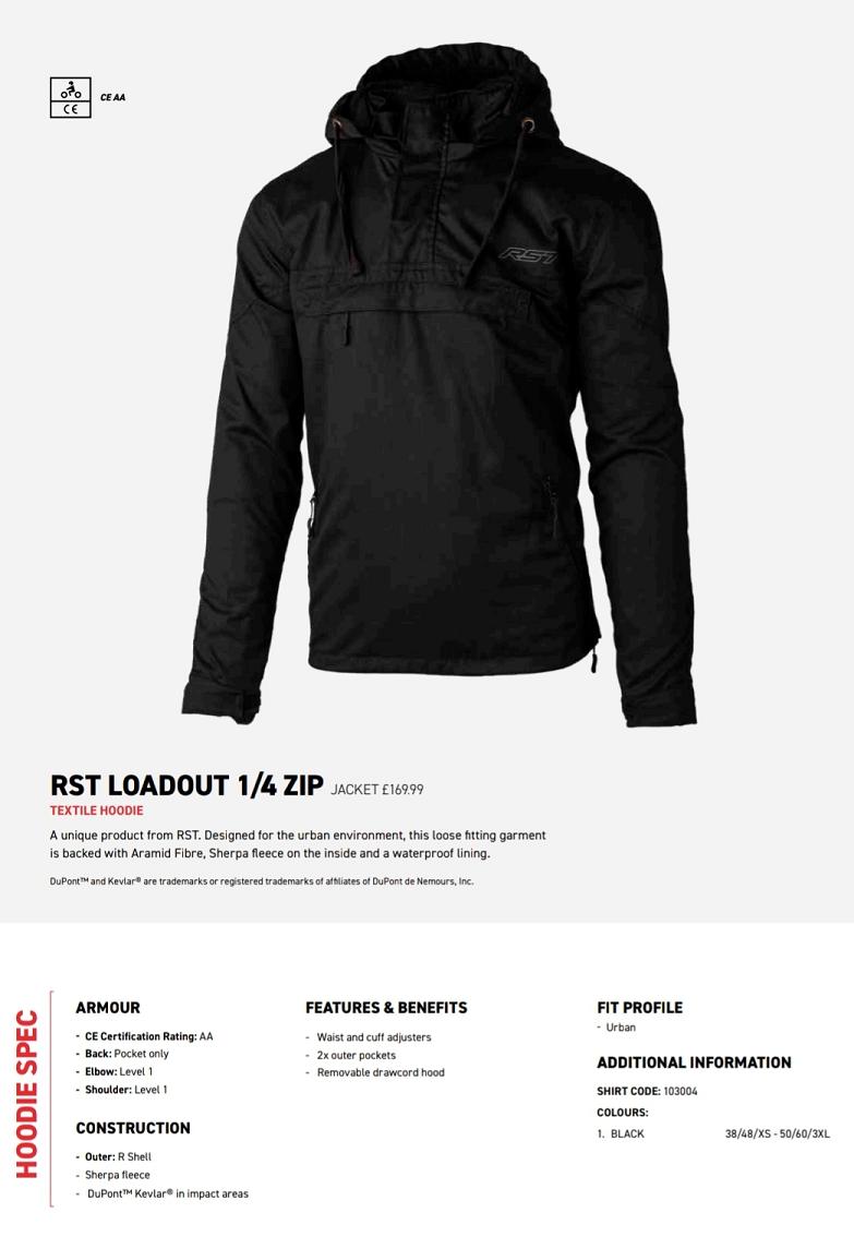 RST Loadout quarter zip jacket