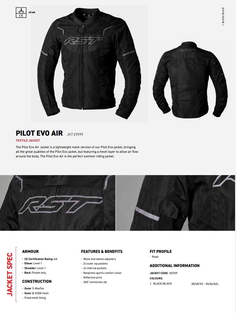 RST Piliot EVO air textile jacket