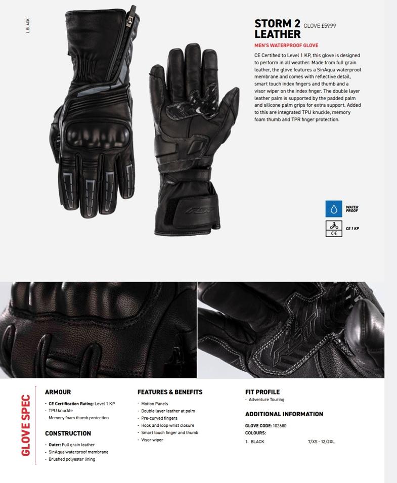 RST Storm 2 gloves