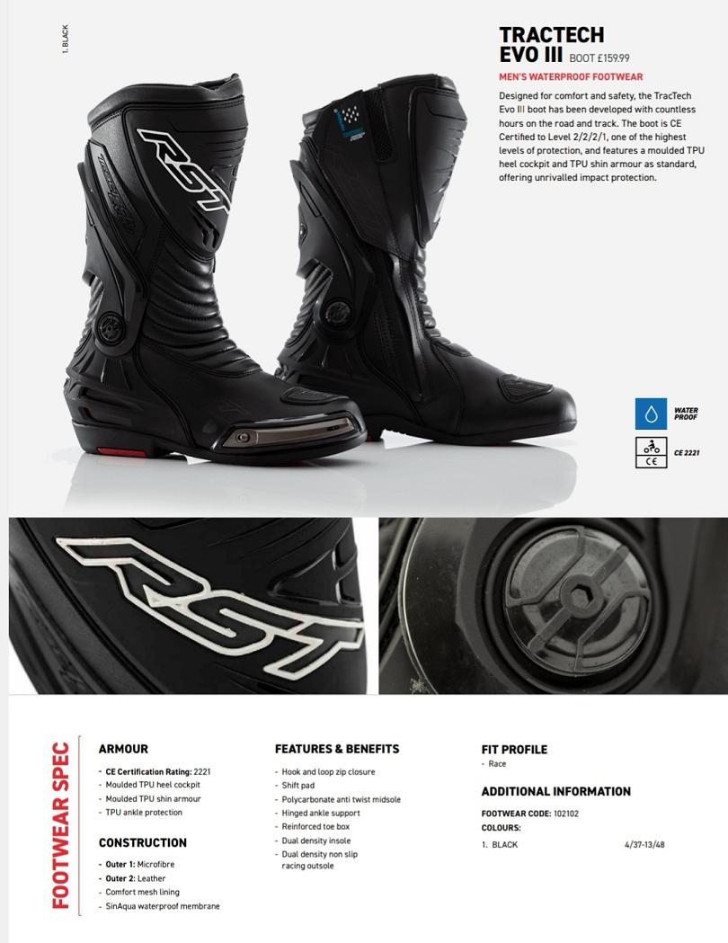 RST Tractech 3 waterproof boots