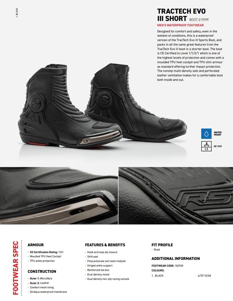 RST Tractech 3 wp short boots
