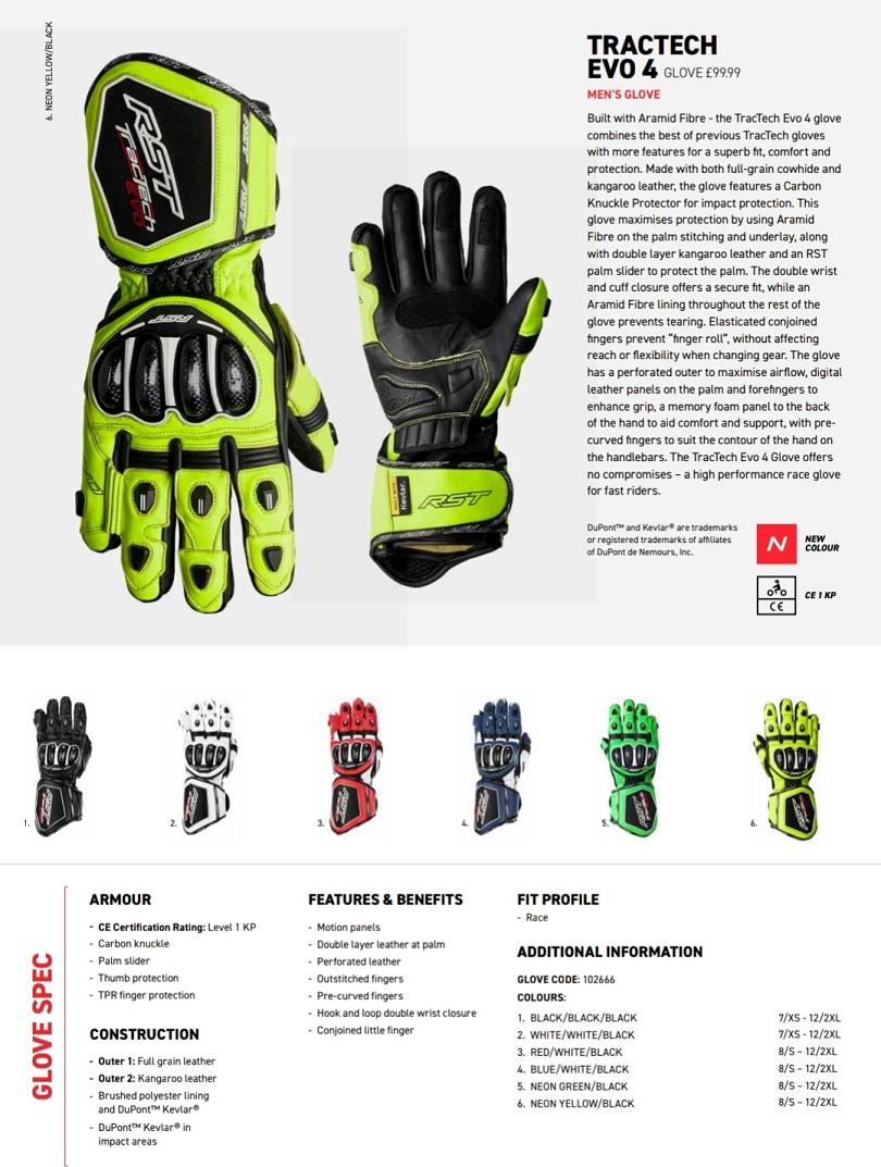 RST Tractech evo 4 gloves