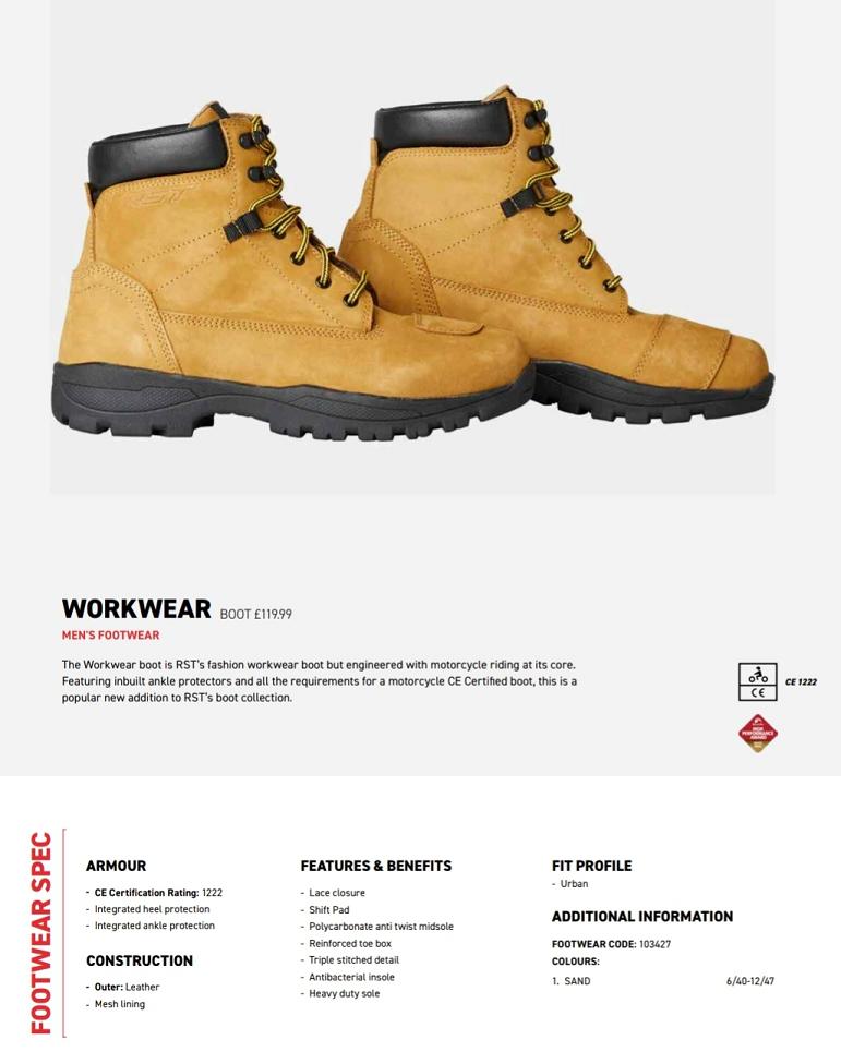 RST Workwear boot